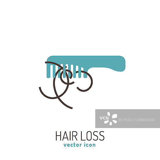 脱发图标图片素材