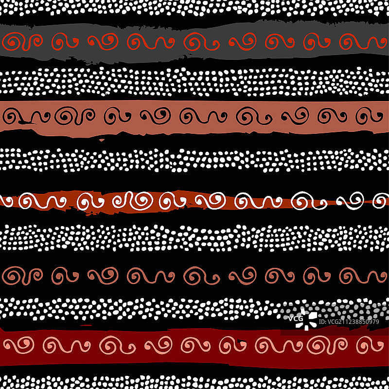 非洲风格民族无缝图案图片素材