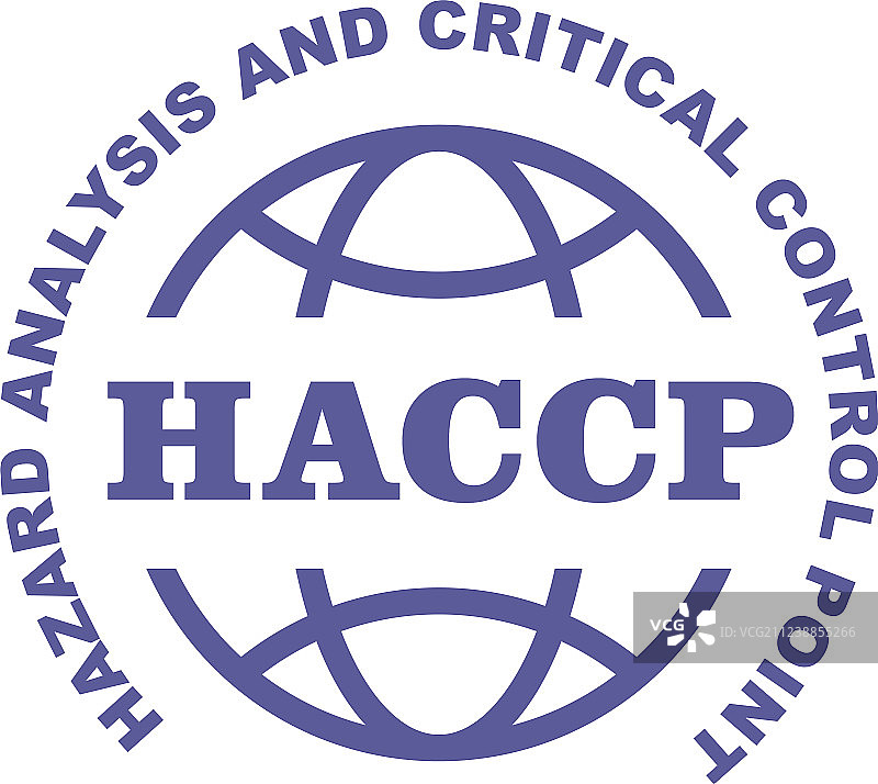 HACCP认证标志 - 危害分析和关键点控制图片素材