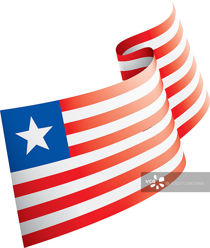 利比里亚国旗上的白色图片素材