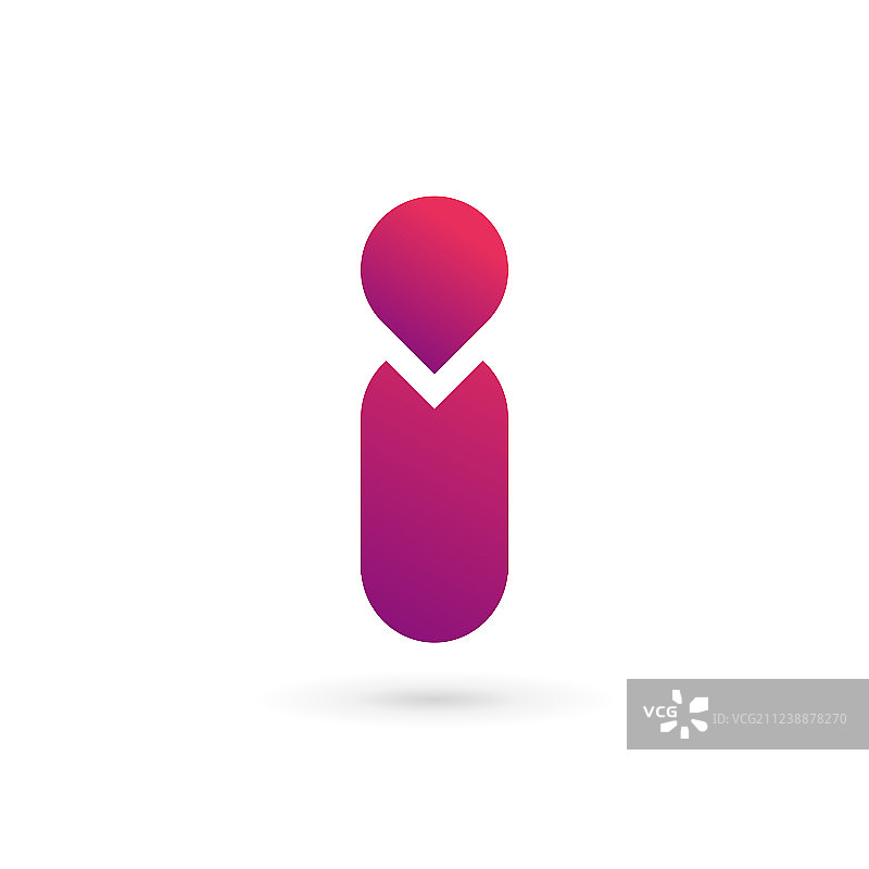 I字母Logo图标设计元素图片素材
