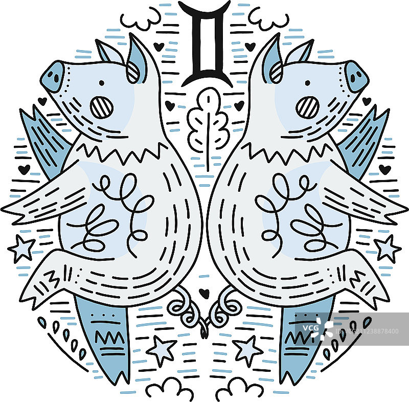 双子座图片素材