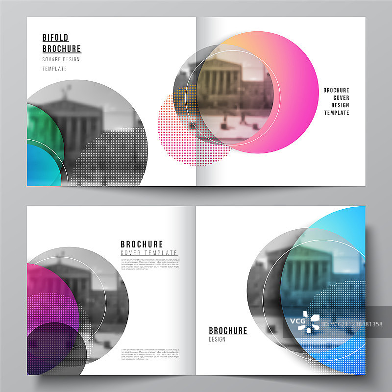 可编辑的双图层布局图片素材