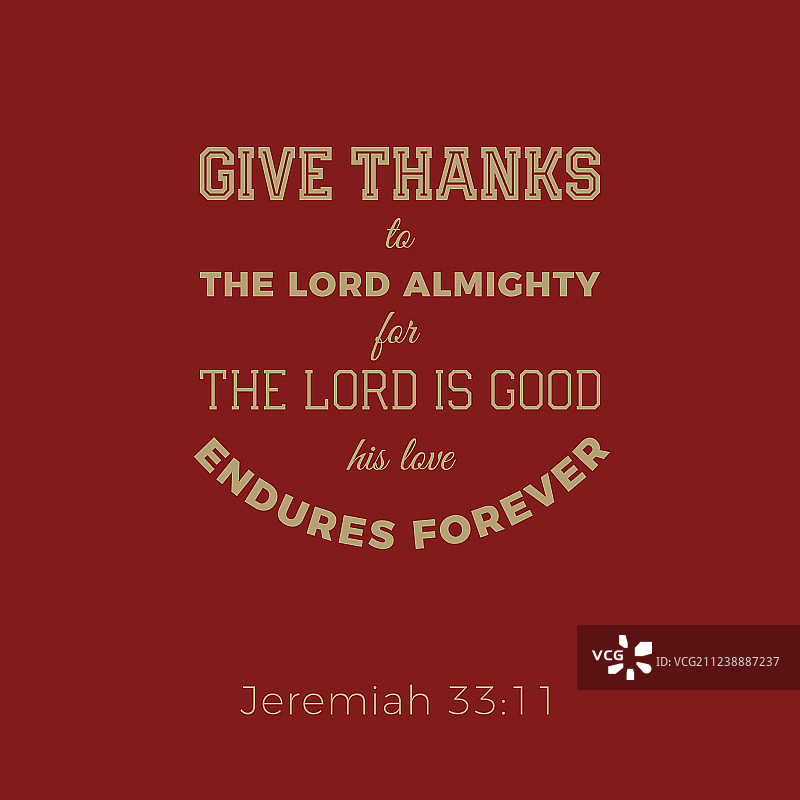 《耶利米书》中的圣经短语：感谢图片素材