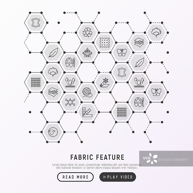 蜂窝状面料纹理概念图片素材