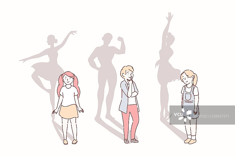 快乐的孩子梦想图片素材