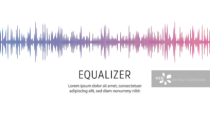均衡器海报模板声波或无线电图片素材