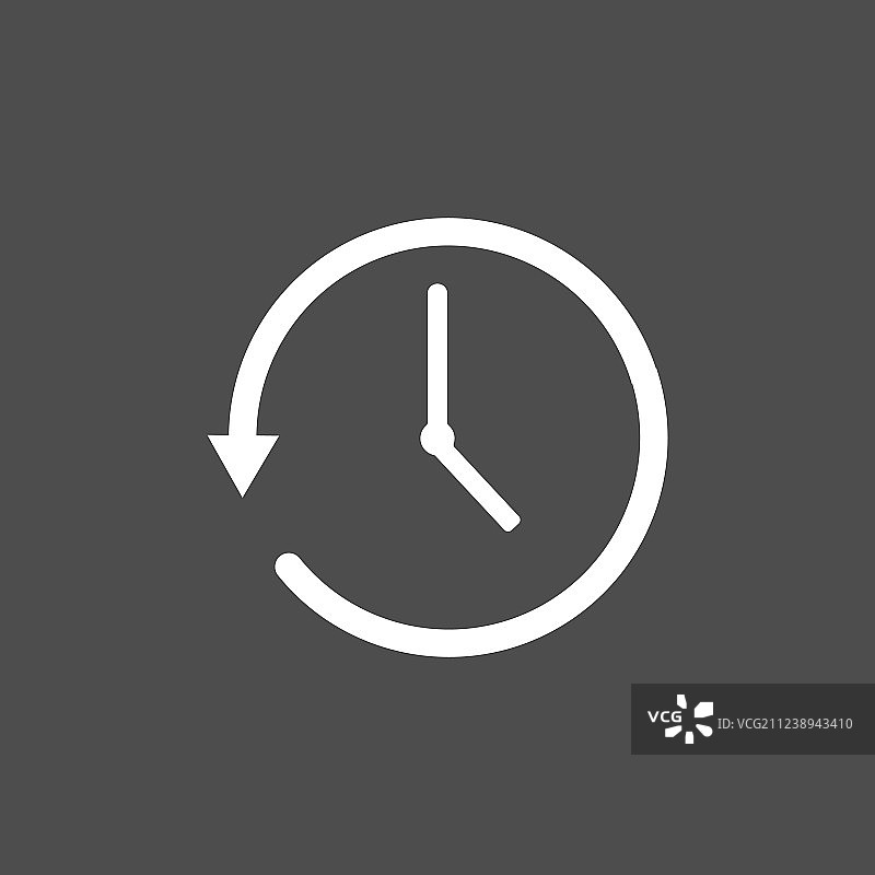 闹钟扁平图标图片素材