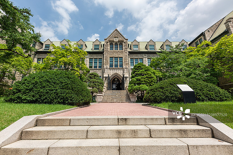 韩国首尔梨花女子大学图片素材