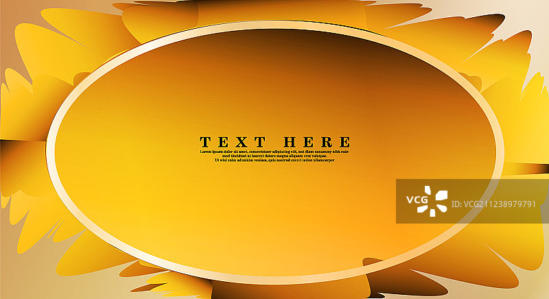 可用于设计的椭圆形相框背景图片素材