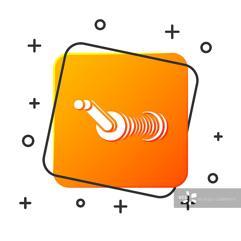 白色渔线轮图标图片素材