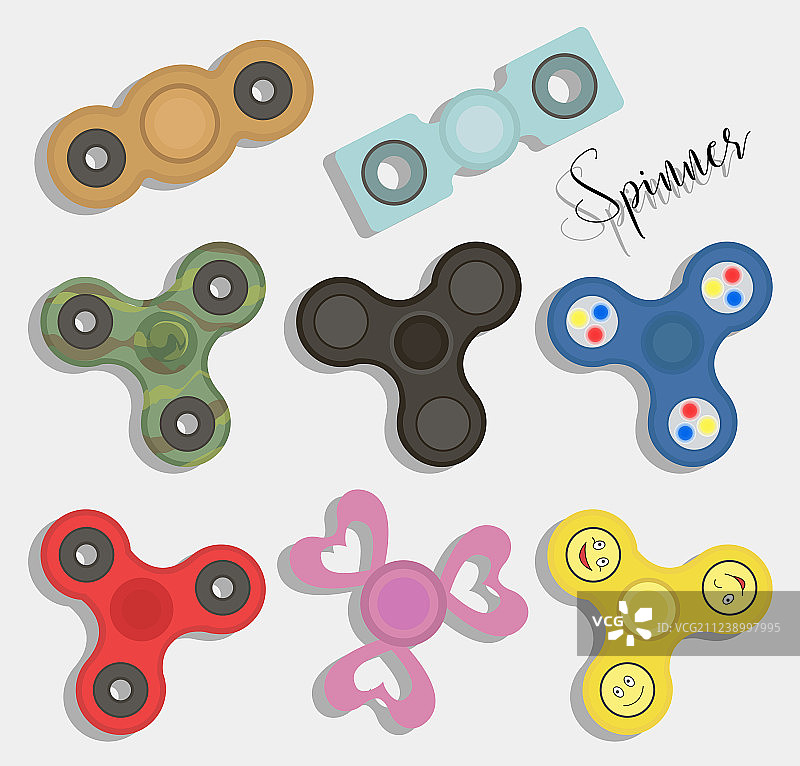 指尖陀螺套装图片素材