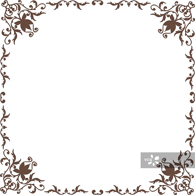 复古风格装饰方框图片素材