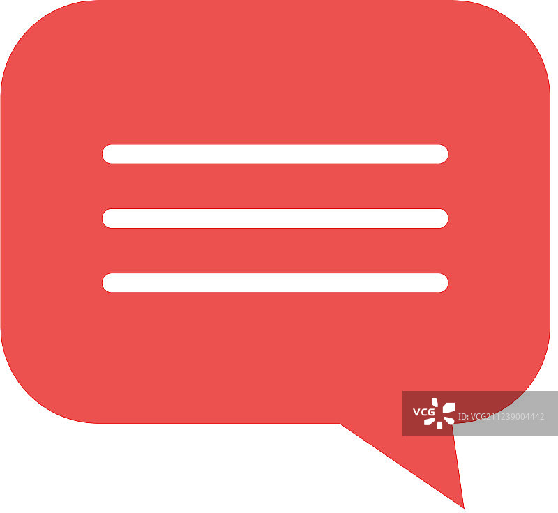 语音气泡隔离图标图片素材