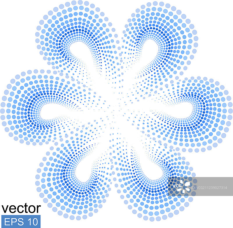 蓝色栀子花圆点图案莫诺伊花图片素材