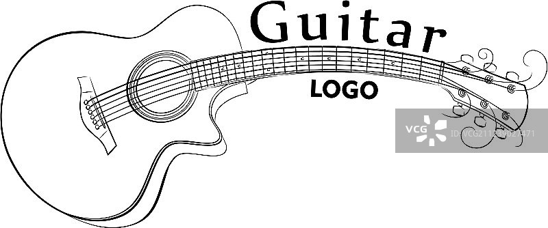 吉他Logo图片素材