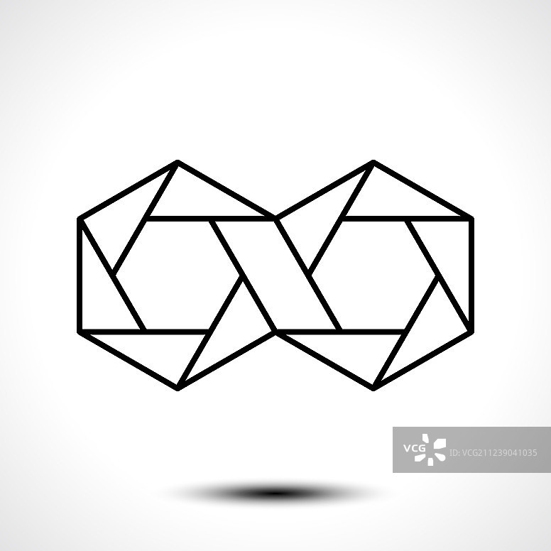 六边形无限标志图片素材