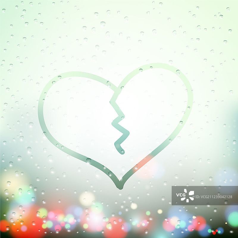 破碎的人类心脏图片素材