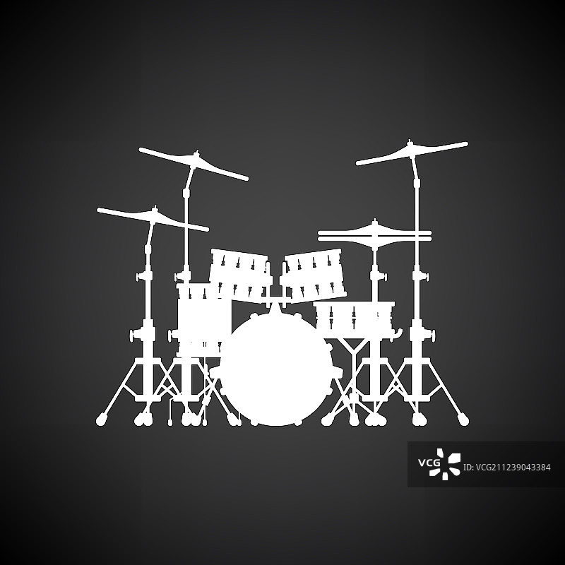 架子鼓图标图片素材