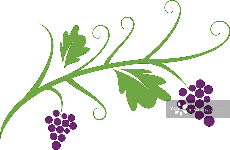 葡萄Logo图标模板图片素材