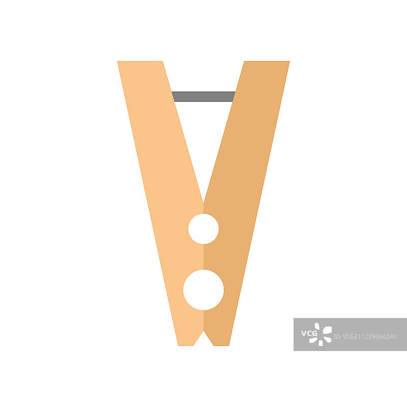 木制晾衣夹清洁和洗衣服务图片素材