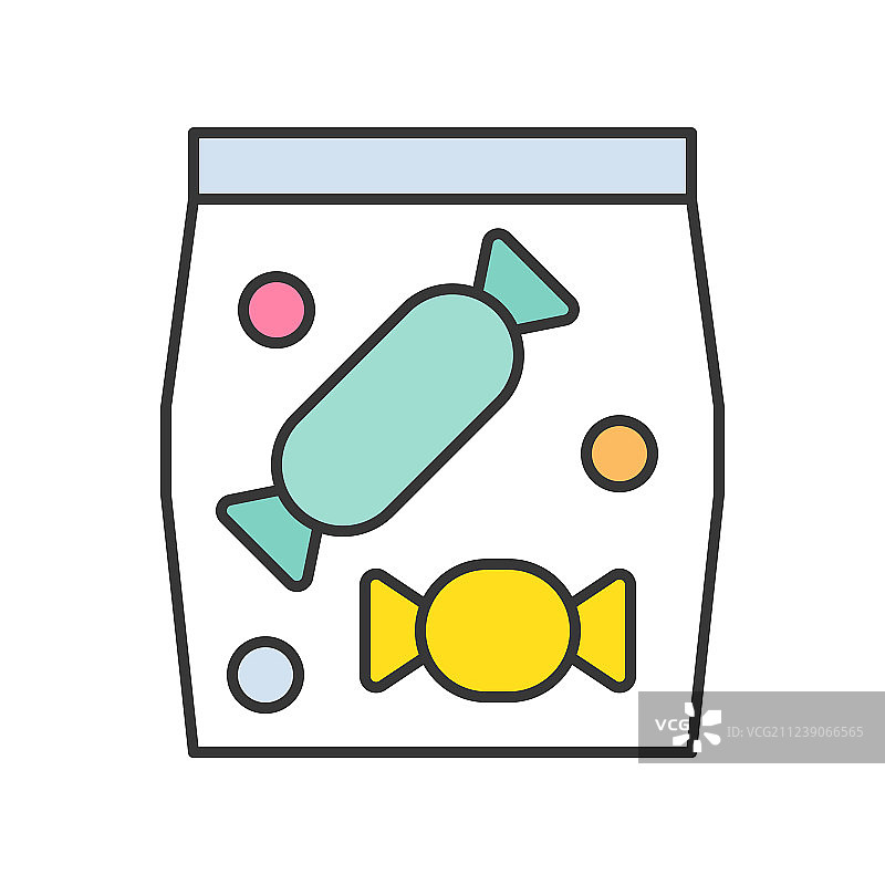 袋装太妃糖美食图片素材