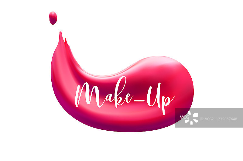 口红涂抹彩妆设计元素图片素材