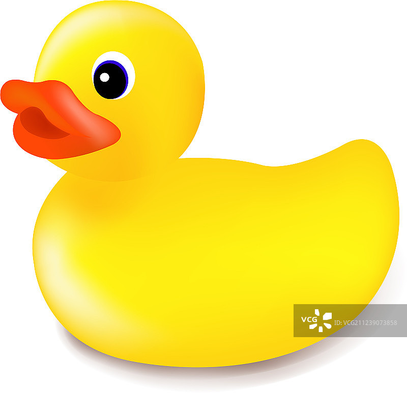 橡胶鸭子（隔离）图片素材