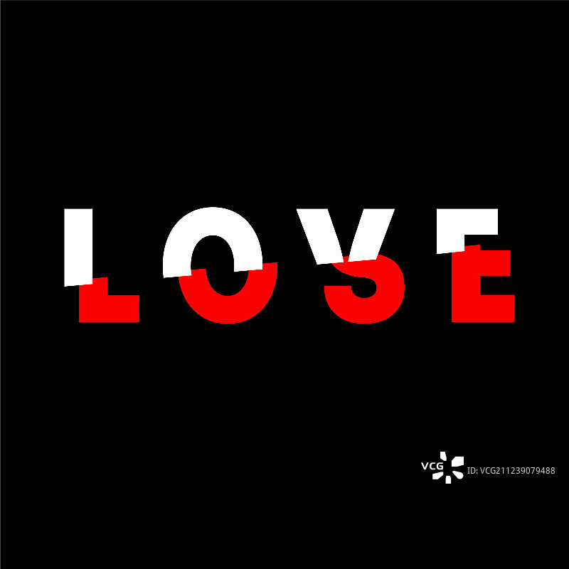 带标语字体的T恤印花设计图片素材