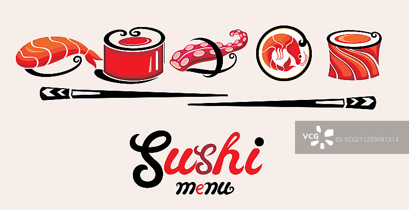 各式寿司图片素材