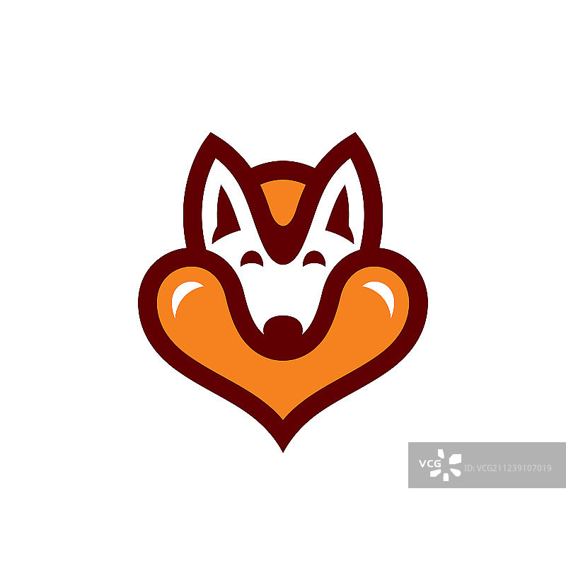 狗狗爱心标志图片素材