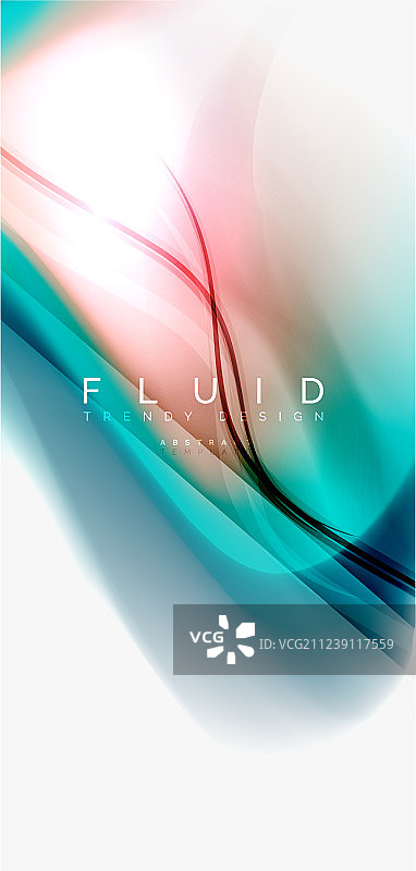 混合液体颜色流动抽象背景图片素材