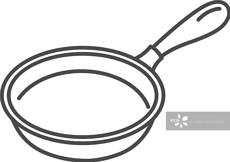 烤盘轮廓图标样式图片素材