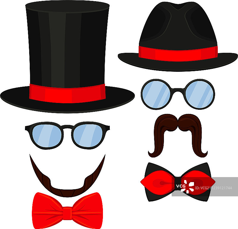 父亲节元素图标海报图片素材