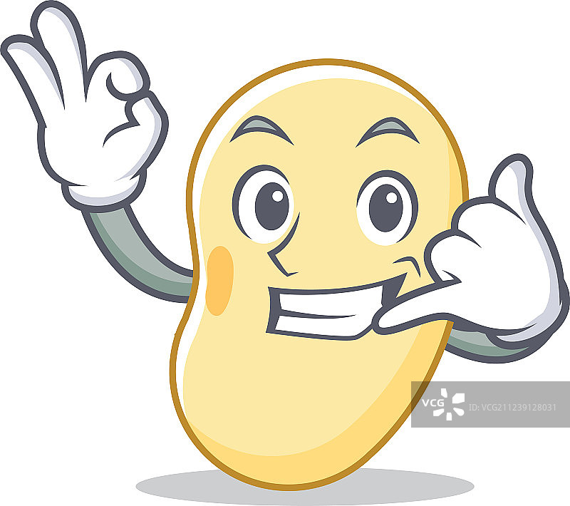 大豆吉祥物卡通图片素材