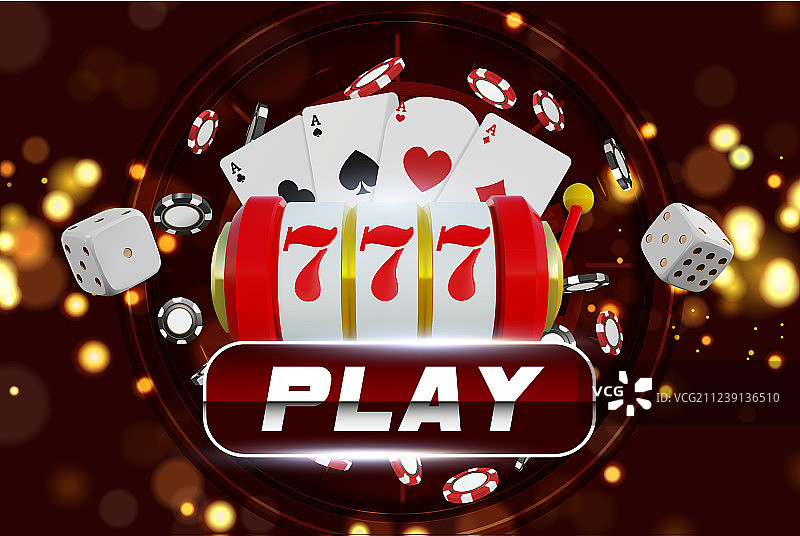 带有轮盘赌轮的赌场背景图片素材