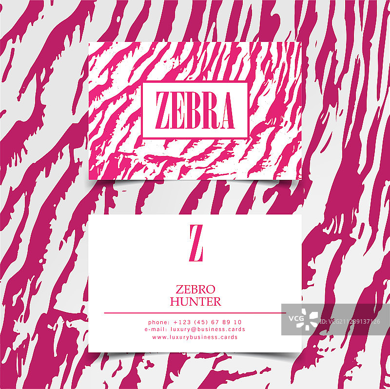 粉色时尚名片banner模板图片素材