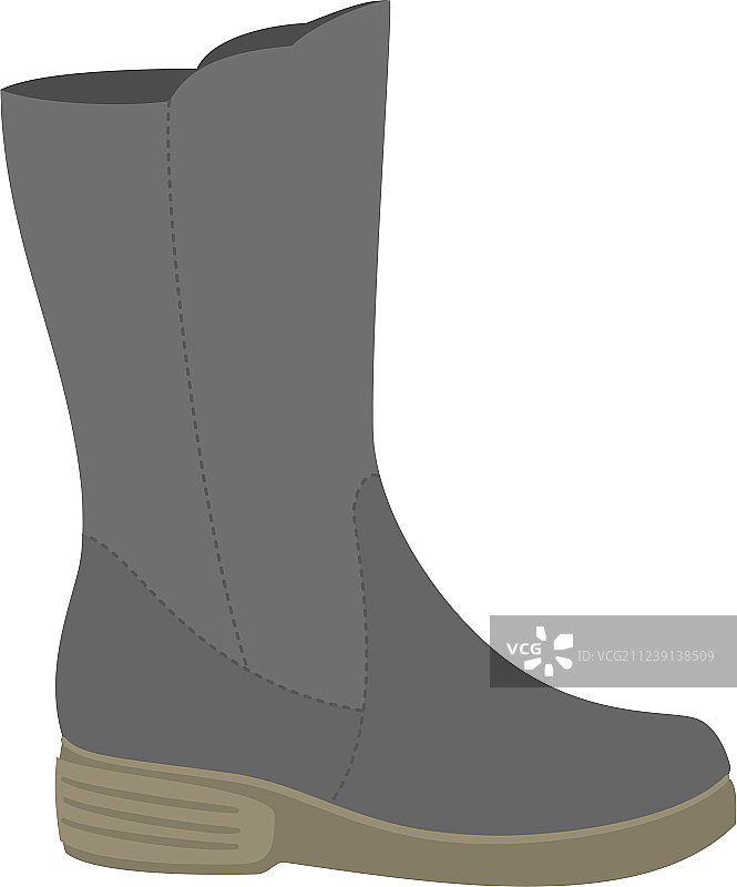防水鞋扁平风格图标图片素材