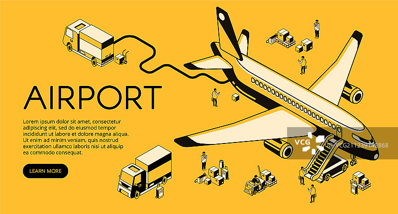 机场半色调飞机图片素材
