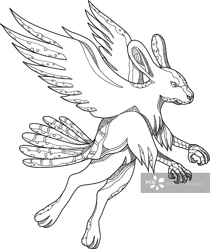 飞行涂鸦图片素材