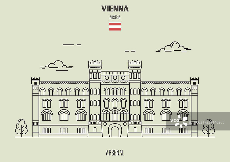 奥地利维也纳的兵工厂图片素材