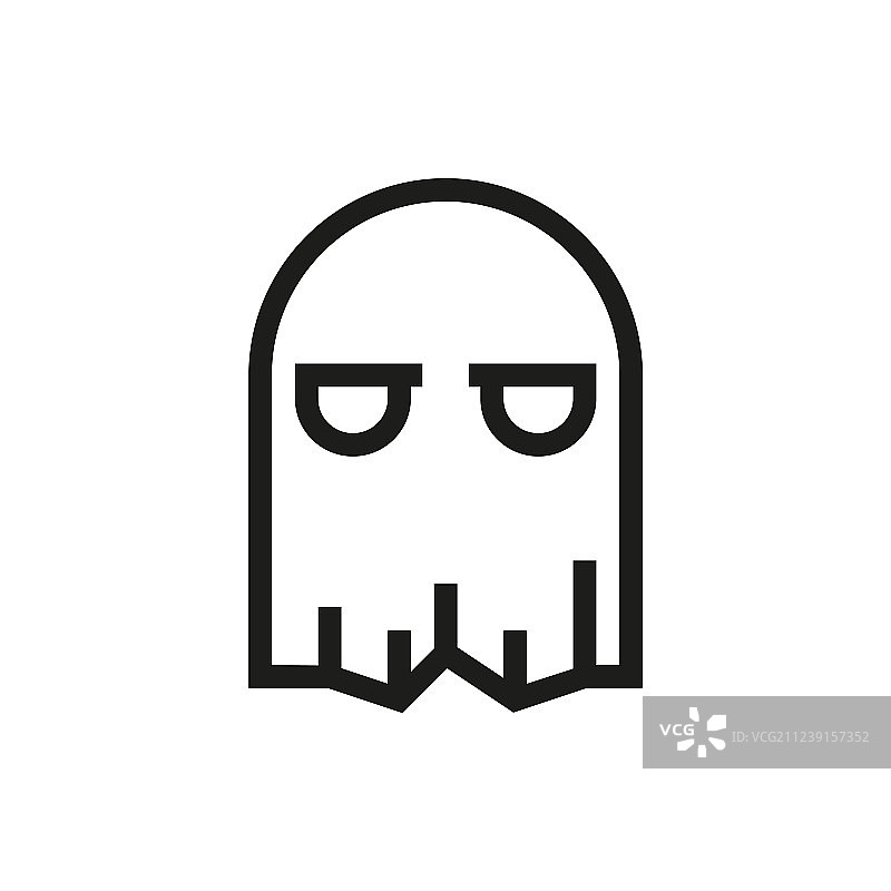 白色背景上的面具图标图片素材