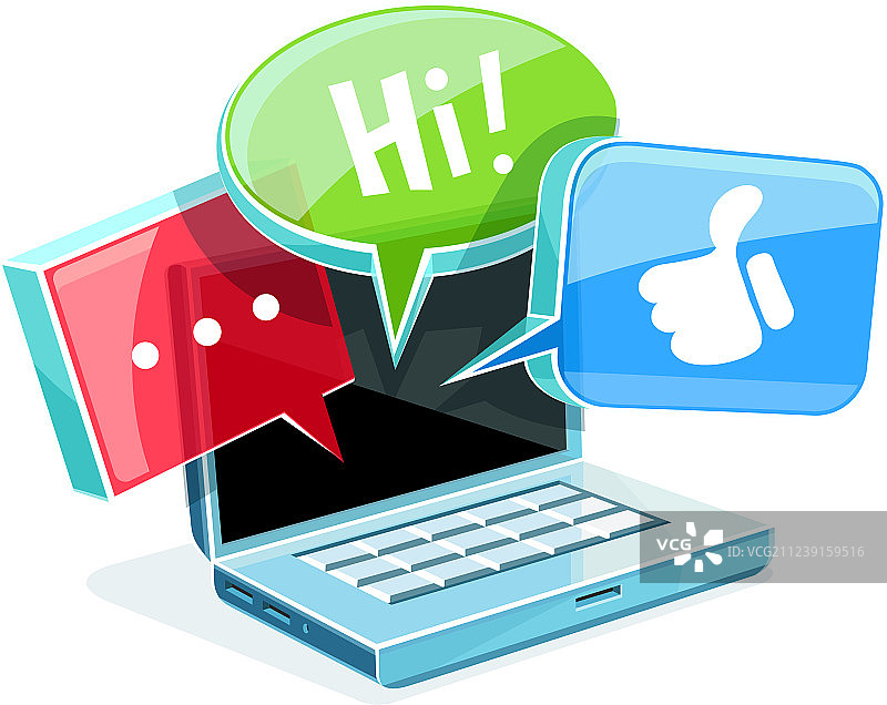 在线聊天图标图片素材