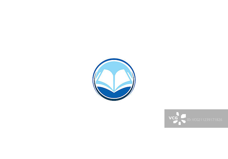 打开的书本知识教育标志图片素材