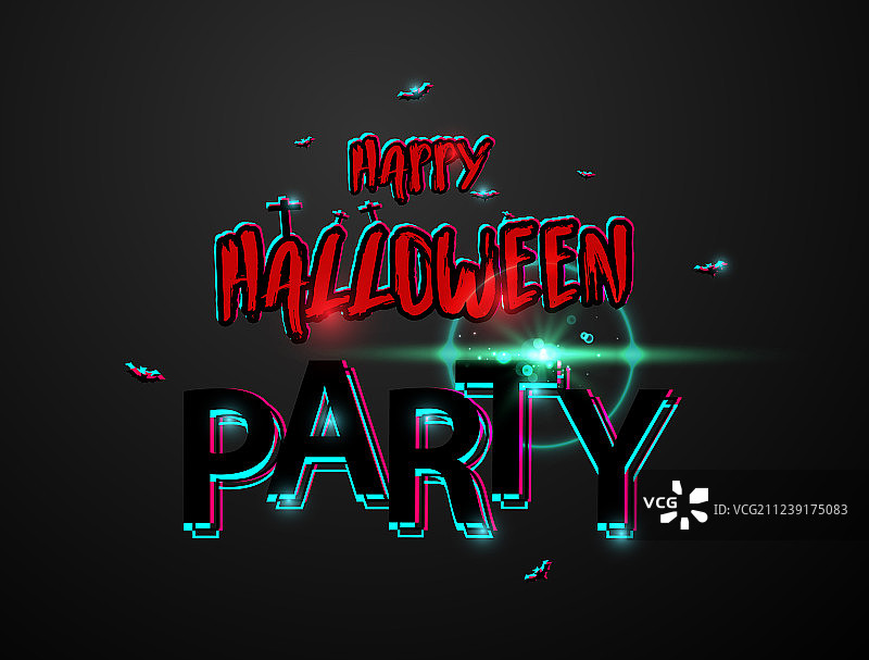 万圣节嘉年华背景黑色logo概念图片素材