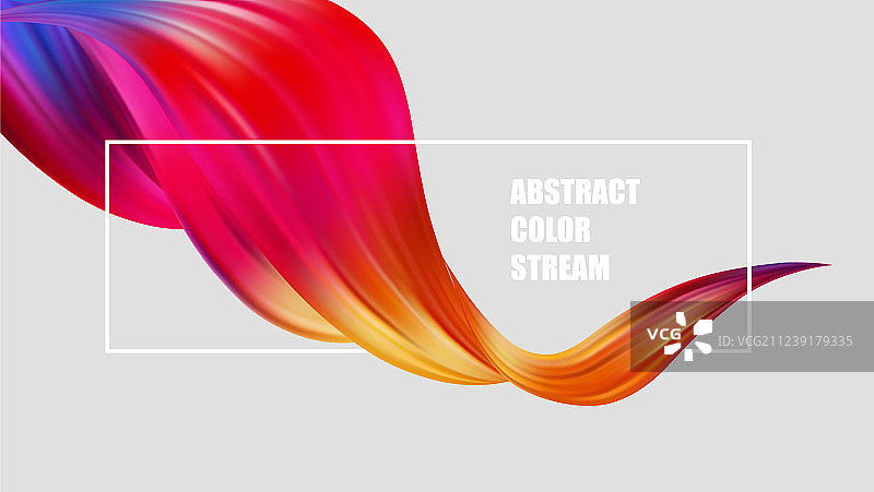 抽象彩色背景色流图片素材