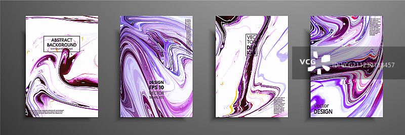 丙烯混合宣传单易拉宝模板图片素材