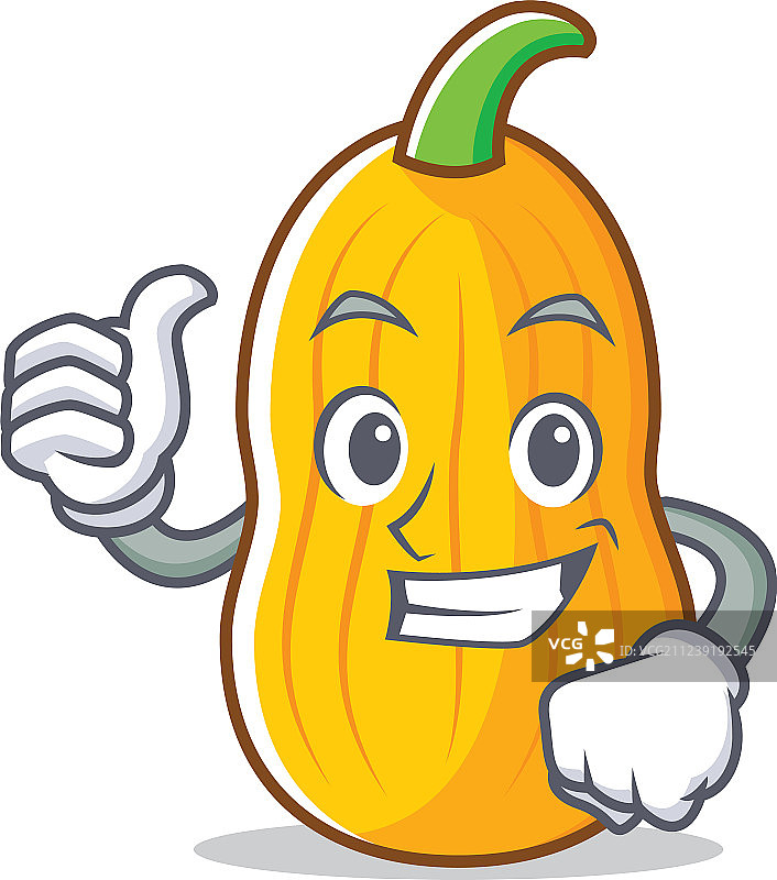 点赞冬南瓜卡通人物图片素材