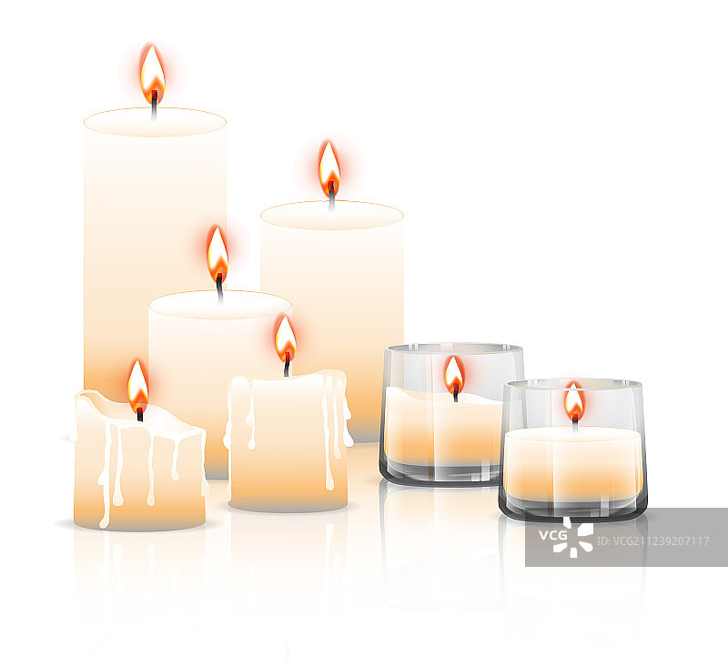 蜡烛合集图片素材