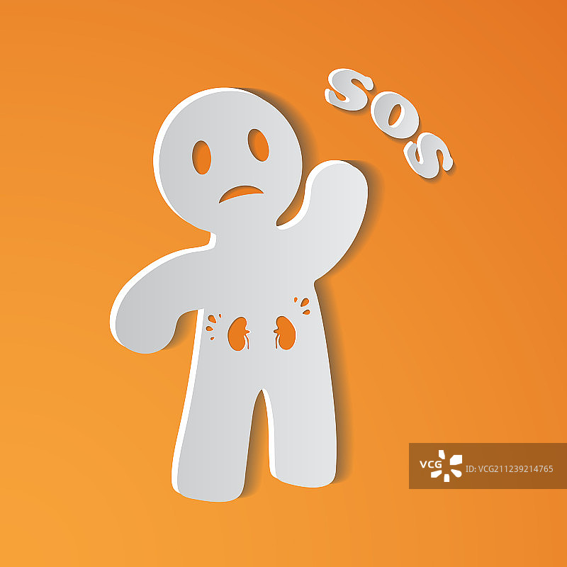 肾脏不适的病人图片素材